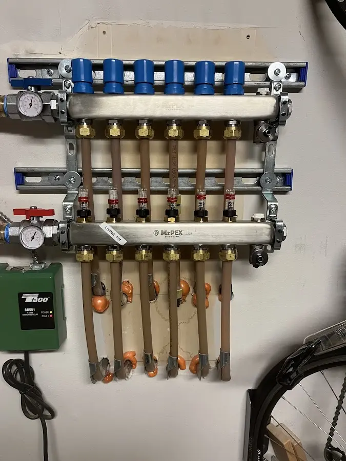 Plumber performing Leak Detection at a residential property in Pelham